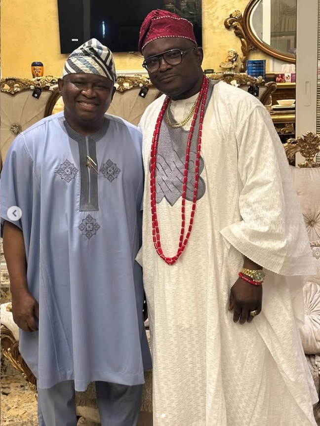 With Senator Solomon Olamilekan Adeola